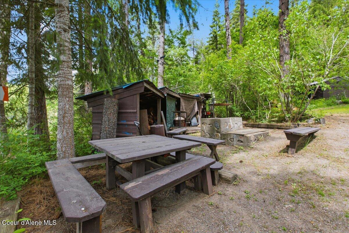 15489 North Sportsman Park Road Hayden, ID 83835 - Photo 18 of 28 Back area of Cabin