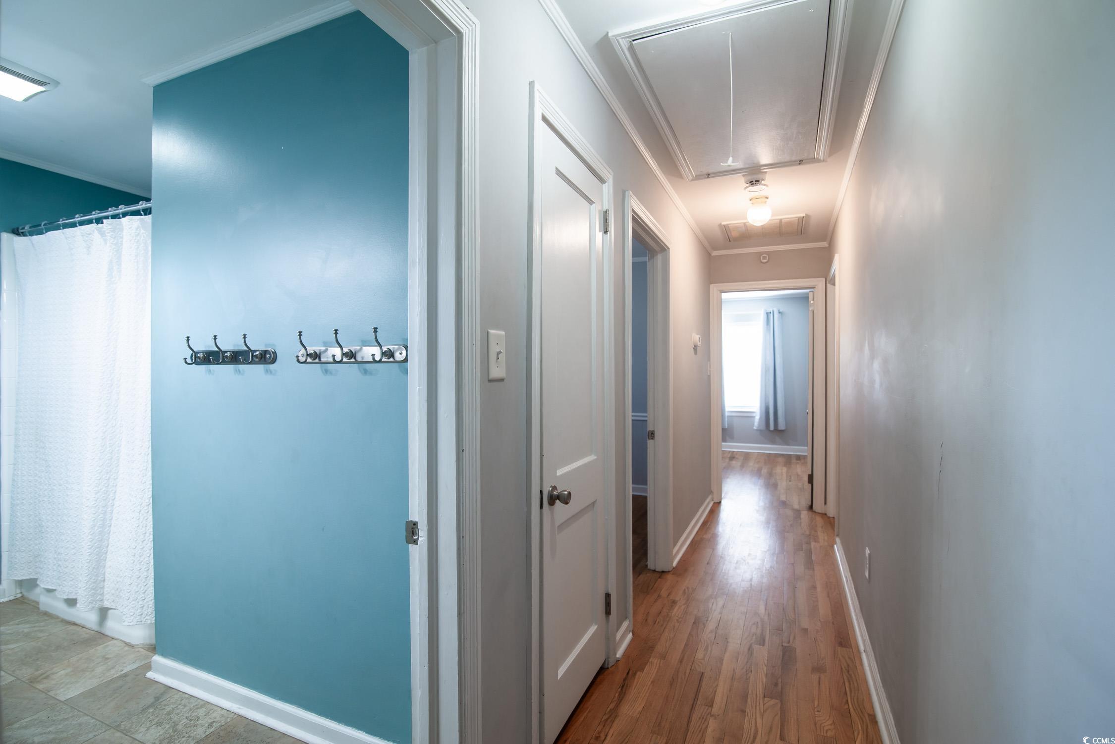 1916 Jasper Street Georgetown, SC 29440 - Photo 10 of 35 Corridor featuring hardwood / wood-style flooring