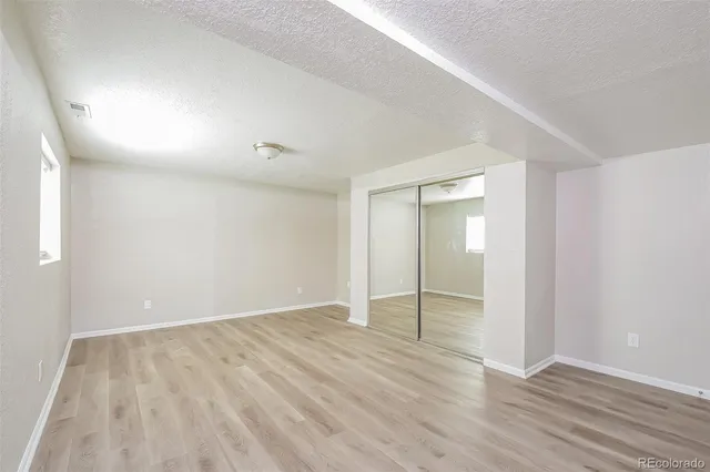 wooden floor in an empty room