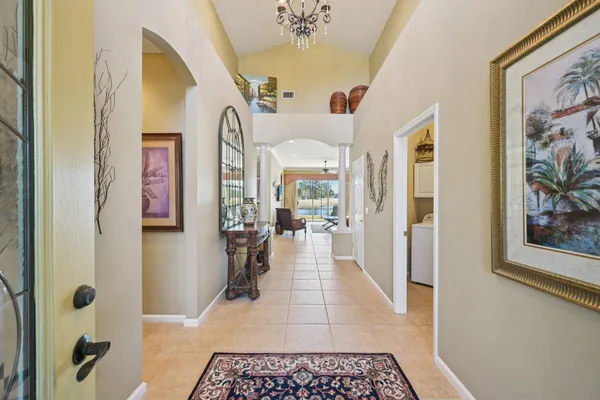 a kitchen with a stove and a microwave