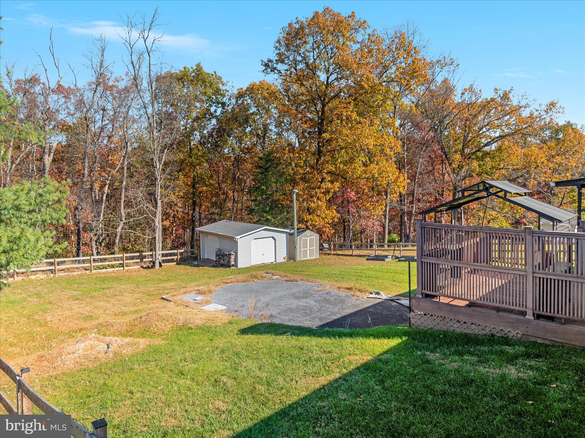 1286 Three Run Road Inwood, WV 25428 - Photo 72 of 74 a view of a backyard with plants and trees