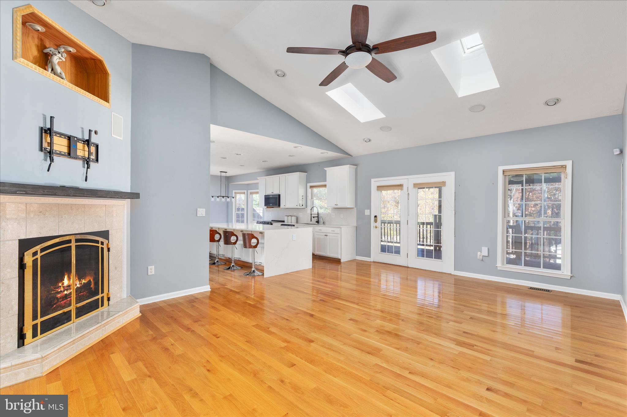 1286 Three Run Road Inwood, WV 25428 - Photo 8 of 74 a bedroom with furniture and a fireplace