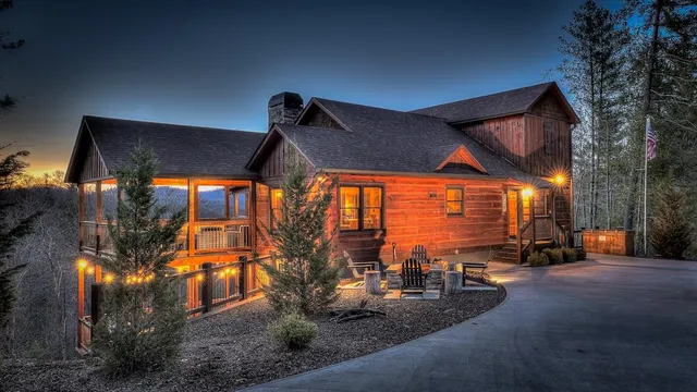 a front view of a house with balcony