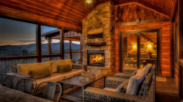 a room with musical instruments