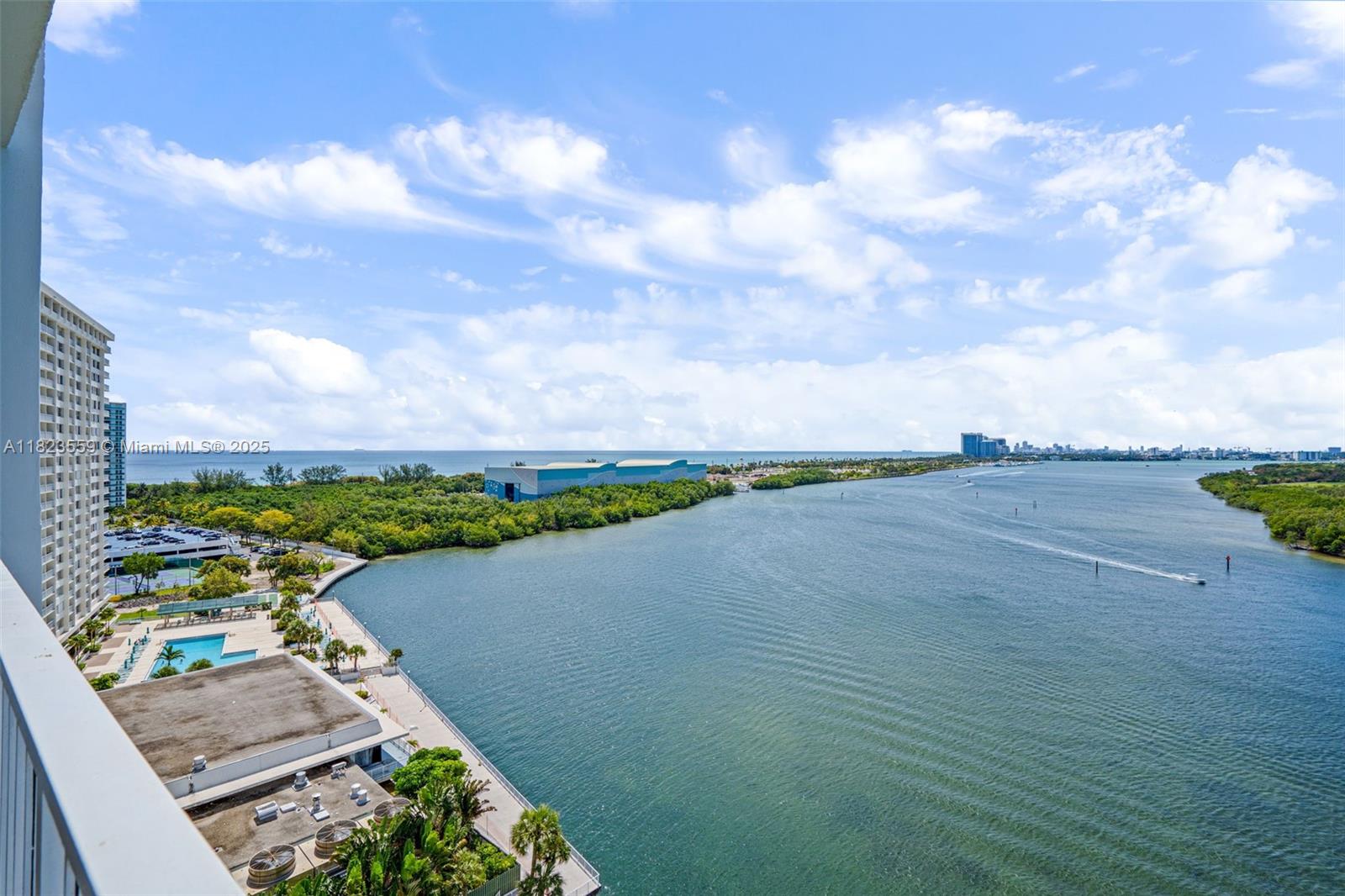 500 Bayview Drive, Unit 228 Sunny Isles Beach, FL 33160 - Photo 5 of 18 a view of a terrace with skyline