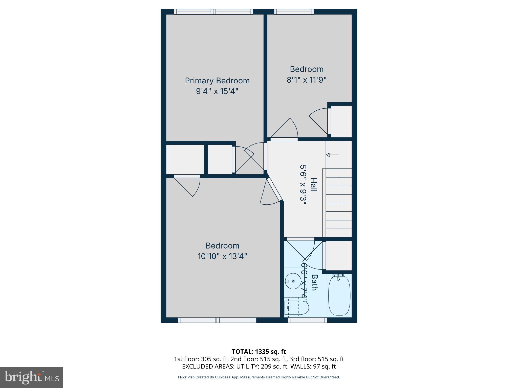 1603 Northgate Road Baltimore, MD 21218 - Photo 34 of 34 Spacious floor plan with three bedrooms.
