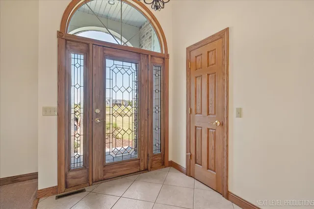 a view of an entryway door