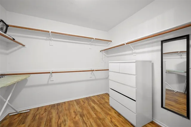 a view of walk in closet