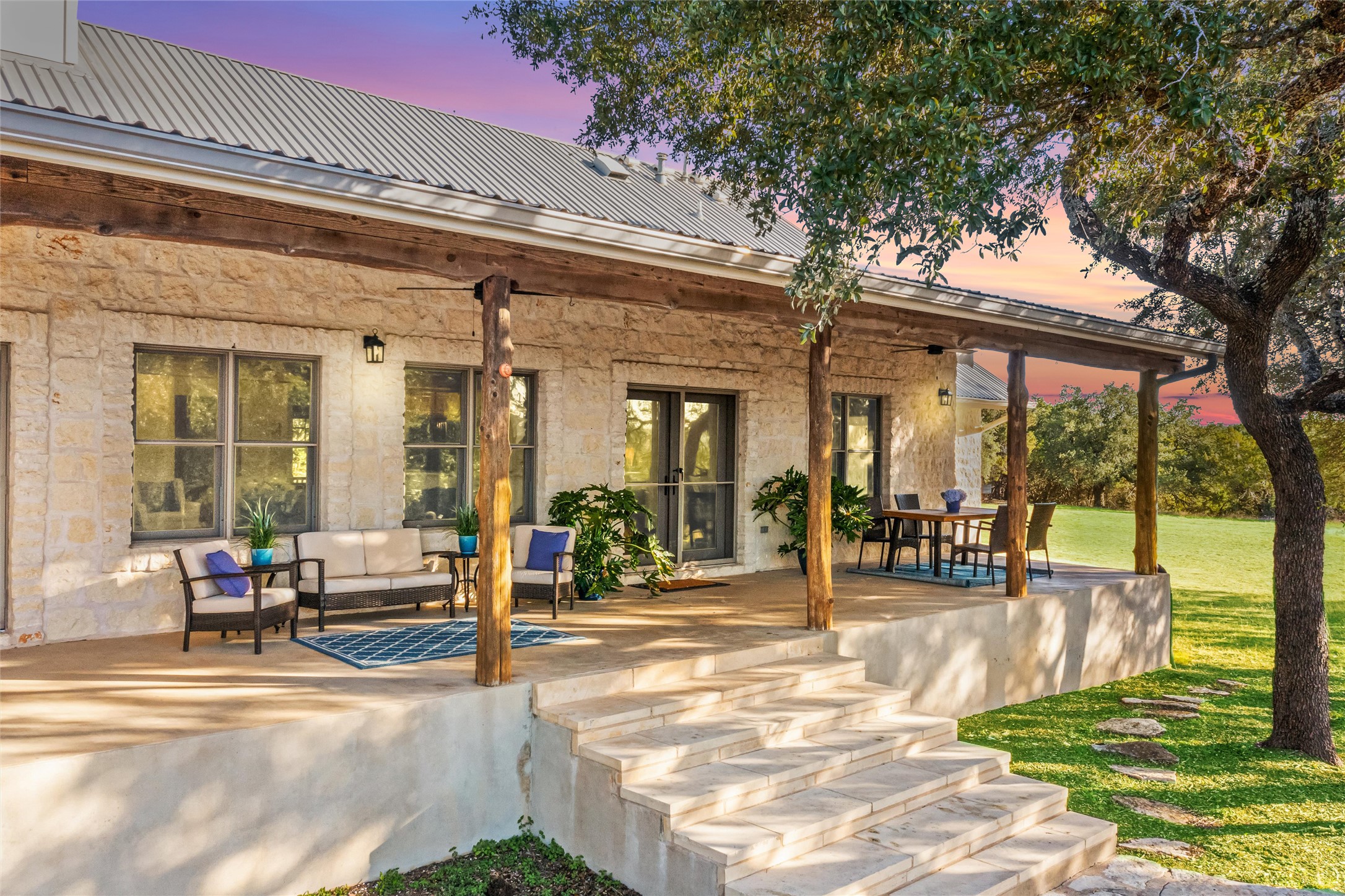 300 Sundown Ridge Austin, TX 78737 - Photo 29 of 40 a view of a swimming pool with an outdoor seating