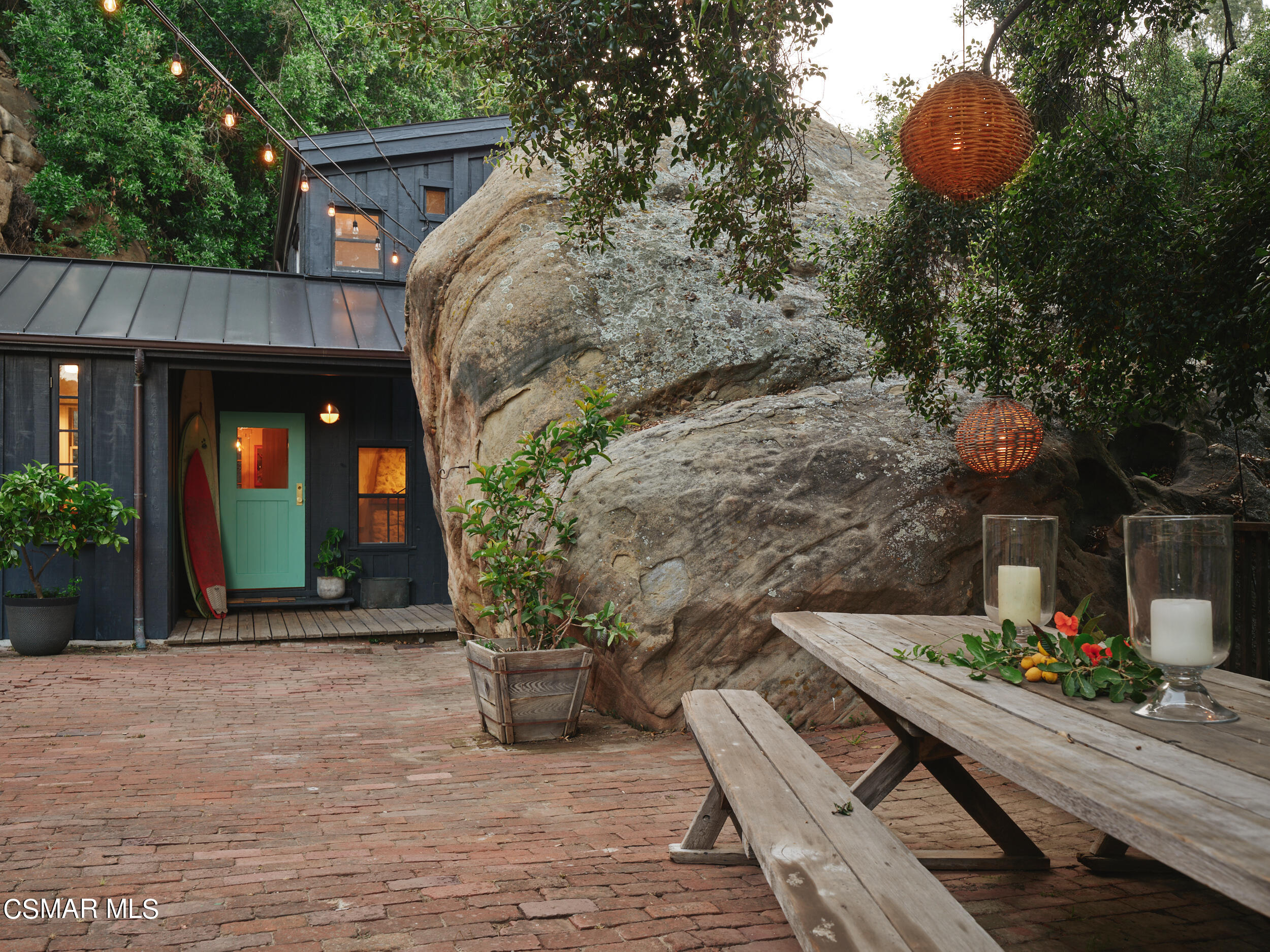 19833 Observation Drive Topanga, CA 90290 - Photo 11 of 75 a front view of a house with garden