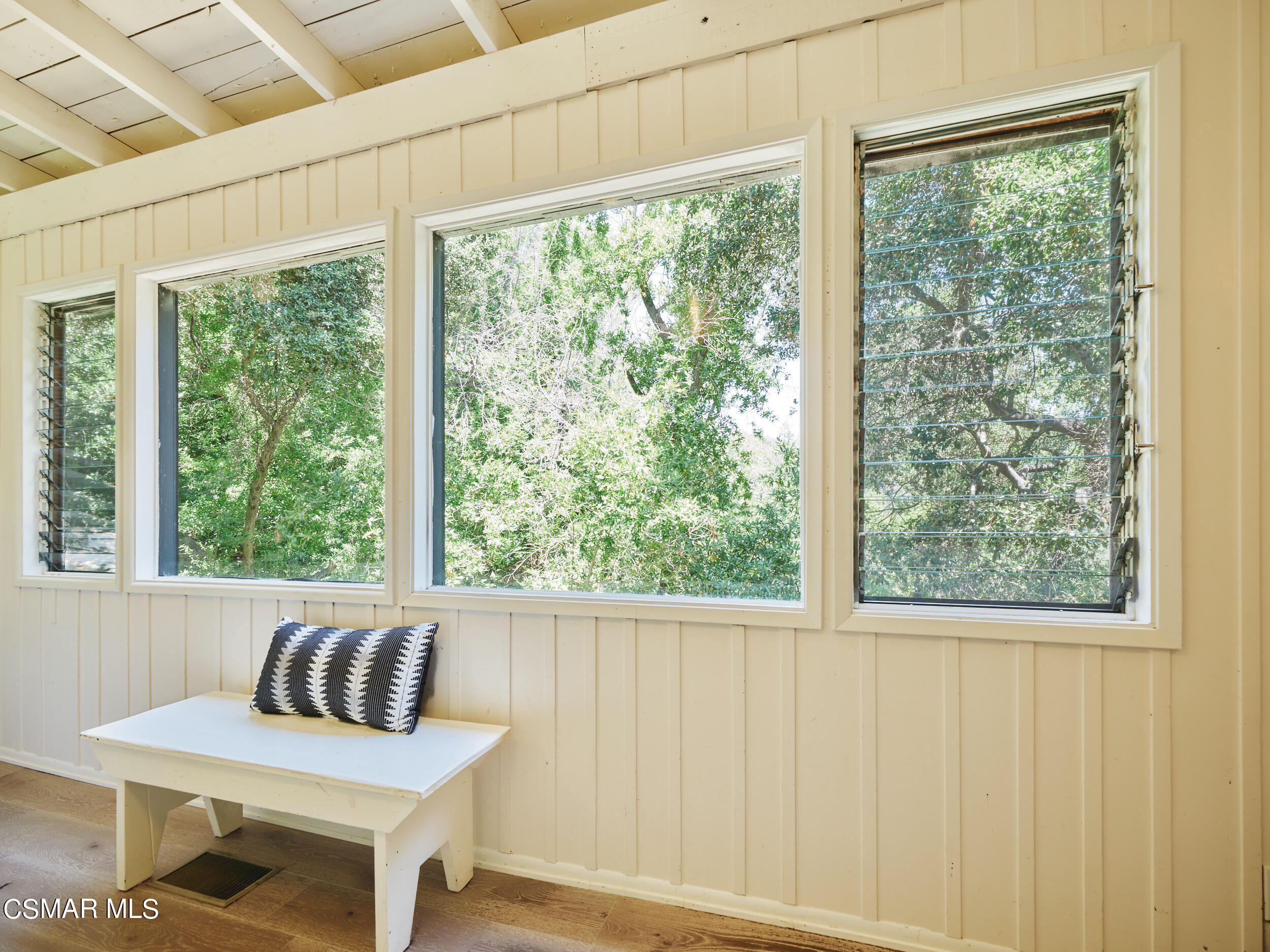 19833 Observation Drive Topanga, CA 90290 - Photo 27 of 75 a view of a room that has a bed and a window