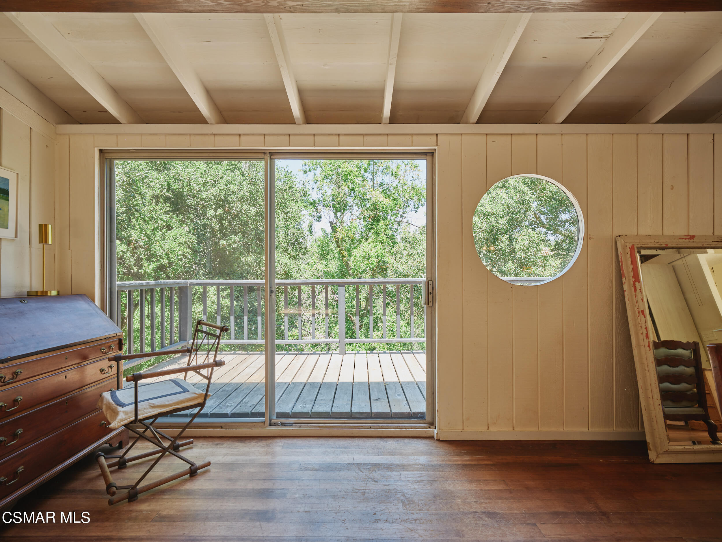 19833 Observation Drive Topanga, CA 90290 - Photo 38 of 75 a view of a room with wooden floor and iron walls