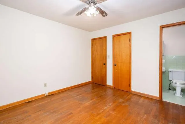 wooden floor in an empty room