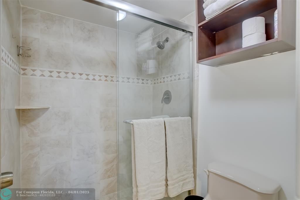 1000 South Ocean Boulevard, Unit 5O Pompano Beach, FL 33062 - Photo 21 of 42 a bathroom with a shower