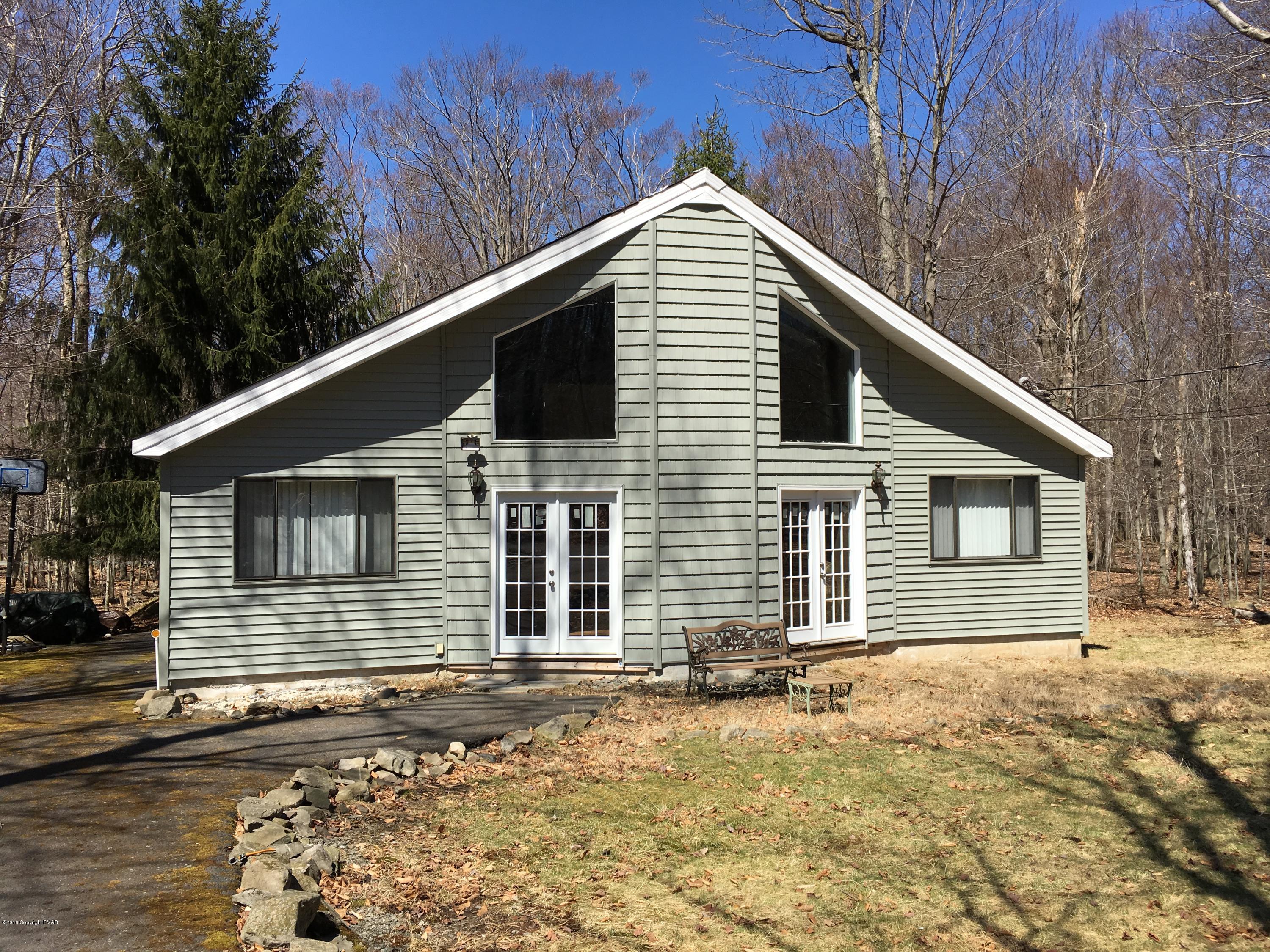 a backyard of a house