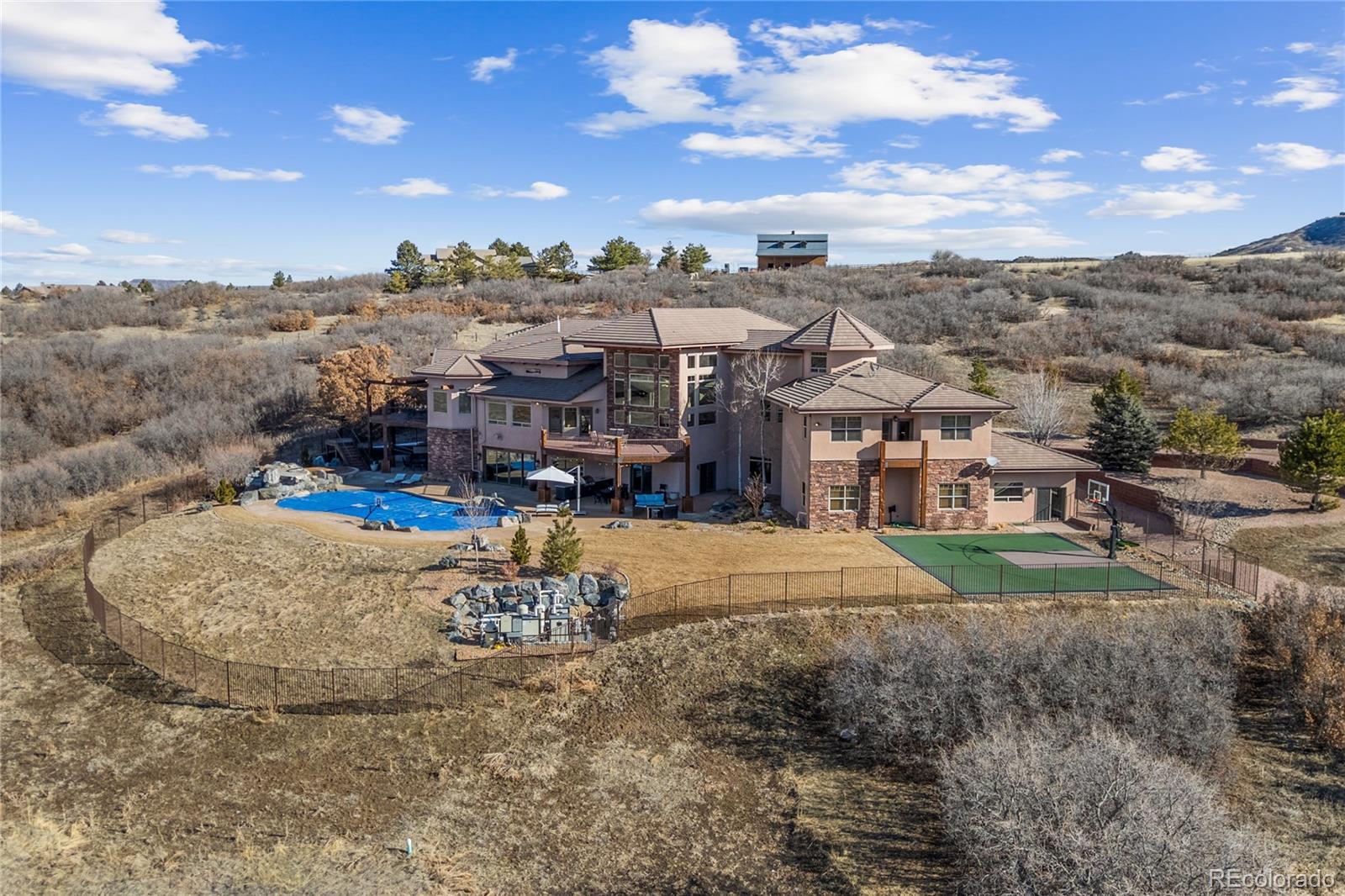2505 Big Bear Circle Sedalia, CO 80135 - Photo 43 of 49 a view of a basketball court