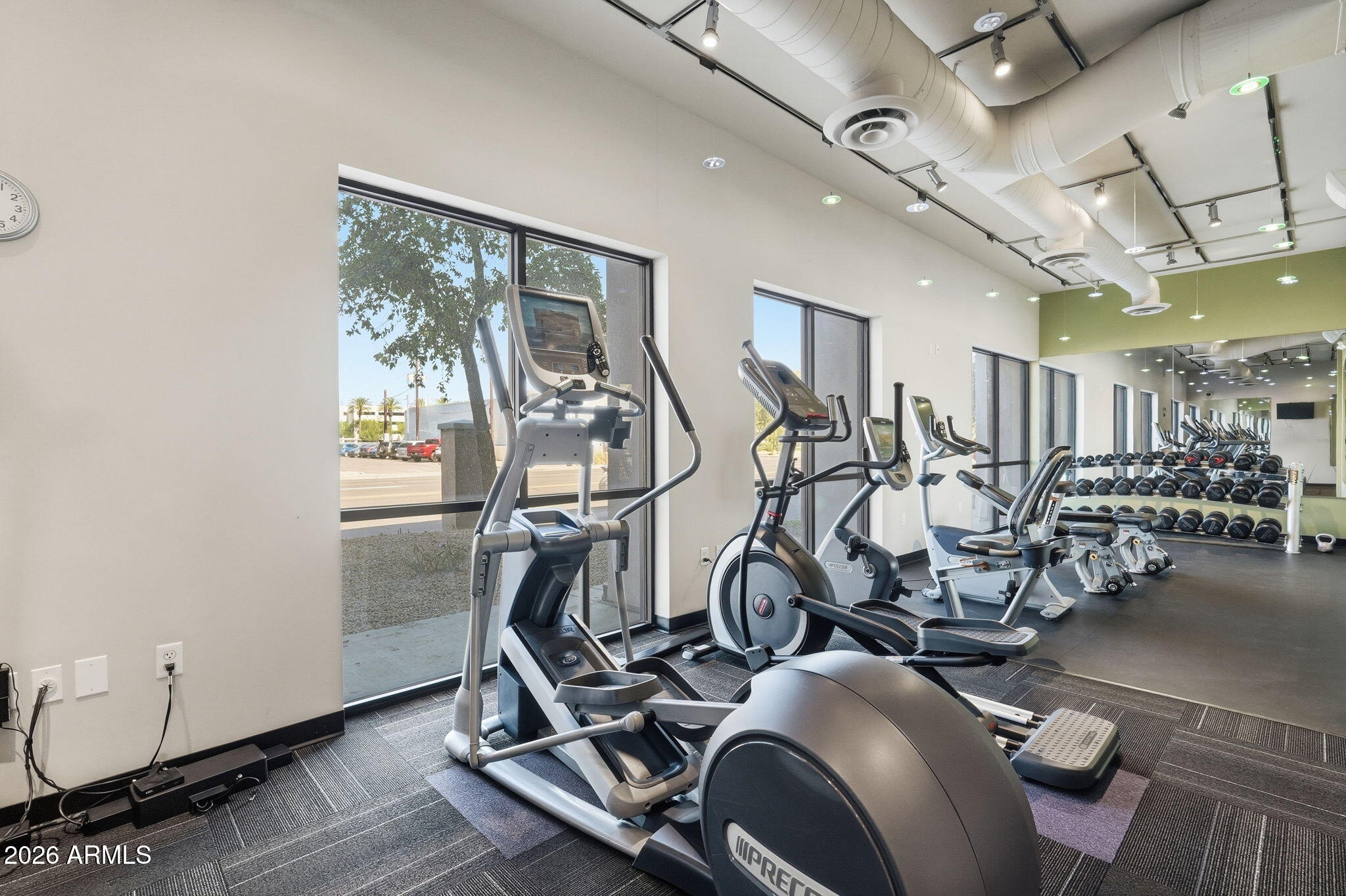 535 West Thomas Road, Unit 210 Phoenix, AZ 85013 - Photo 37 of 40 a view of a room with gym equipment