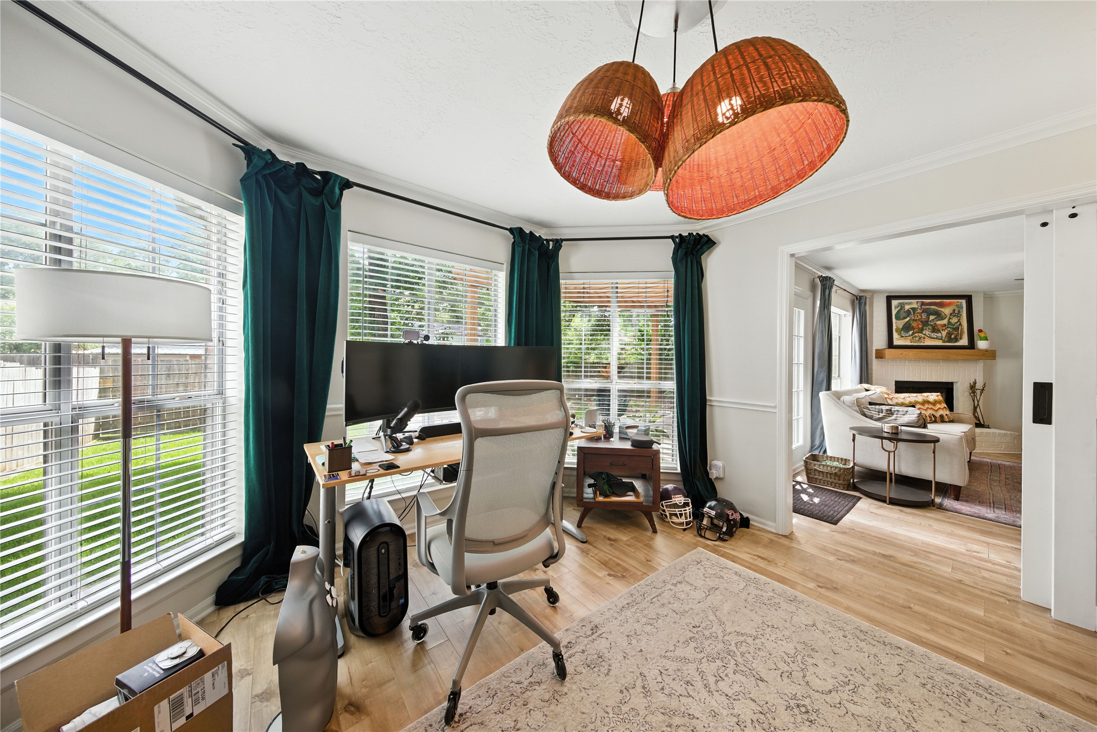 115 Regency Way Conroe, TX 77304 - Photo 14 of 32 a view of a livingroom with furniture and a large window