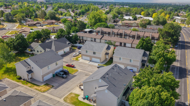 620 North Fairfield Road, Unit 10 Layton, UT 84041 - Photo 15 of 17 Aerial perspective showcasing modern townhomes with attached garages