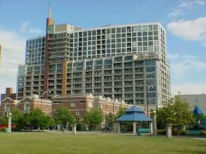 1530 South State Street, Unit 821 Chicago, IL 60605 - Photo 1 of 1 a front view of a building with garden