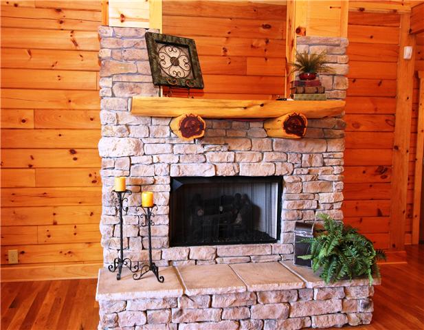108 New Dawn Road Rockvale, TN 37153 - Photo 6 of 20 The stone fireplace with gas logs