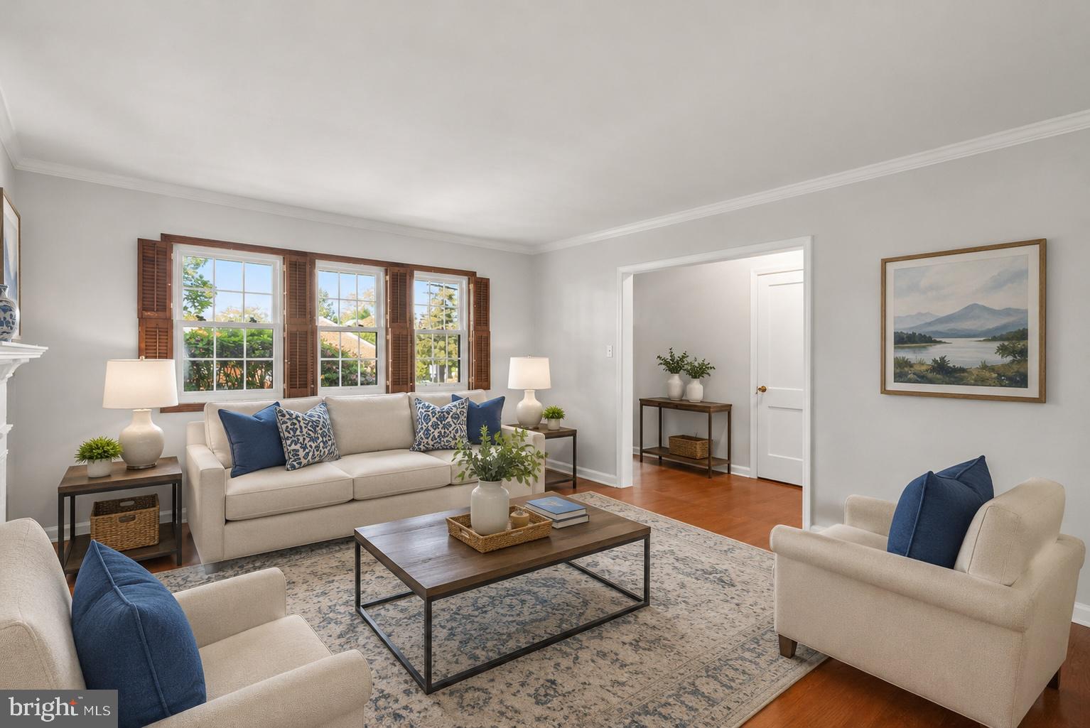 9807 Merwood Lane Silver Spring, MD 20901 - Photo 6 of 43 Living room (virtual staging)