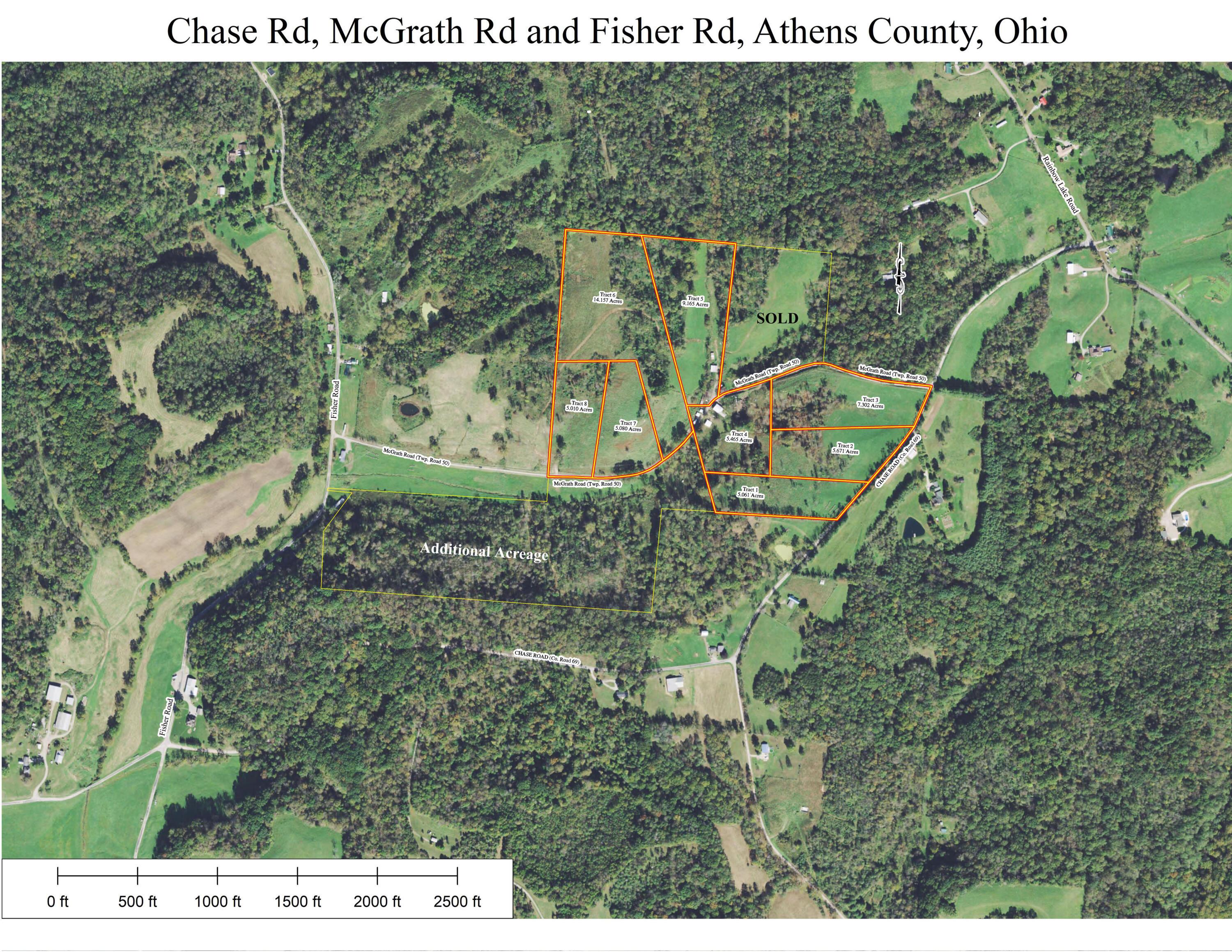 0 McGrath Road, Unit MCGRATH TRACT 3) Athens, OH 45701 - Photo 27 of 27 Chase, McGrath and Fisher wide area Aeri