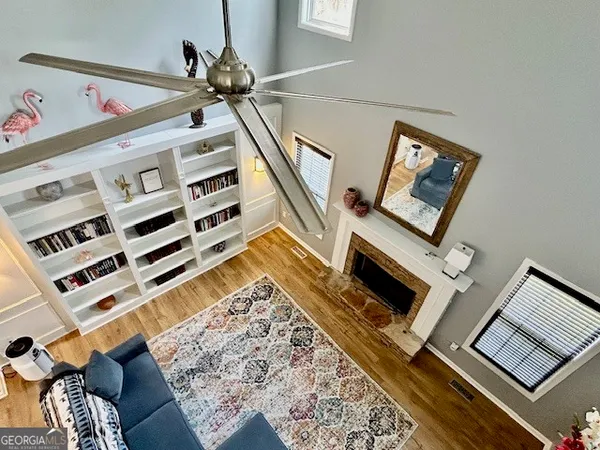 a view of living room with furniture