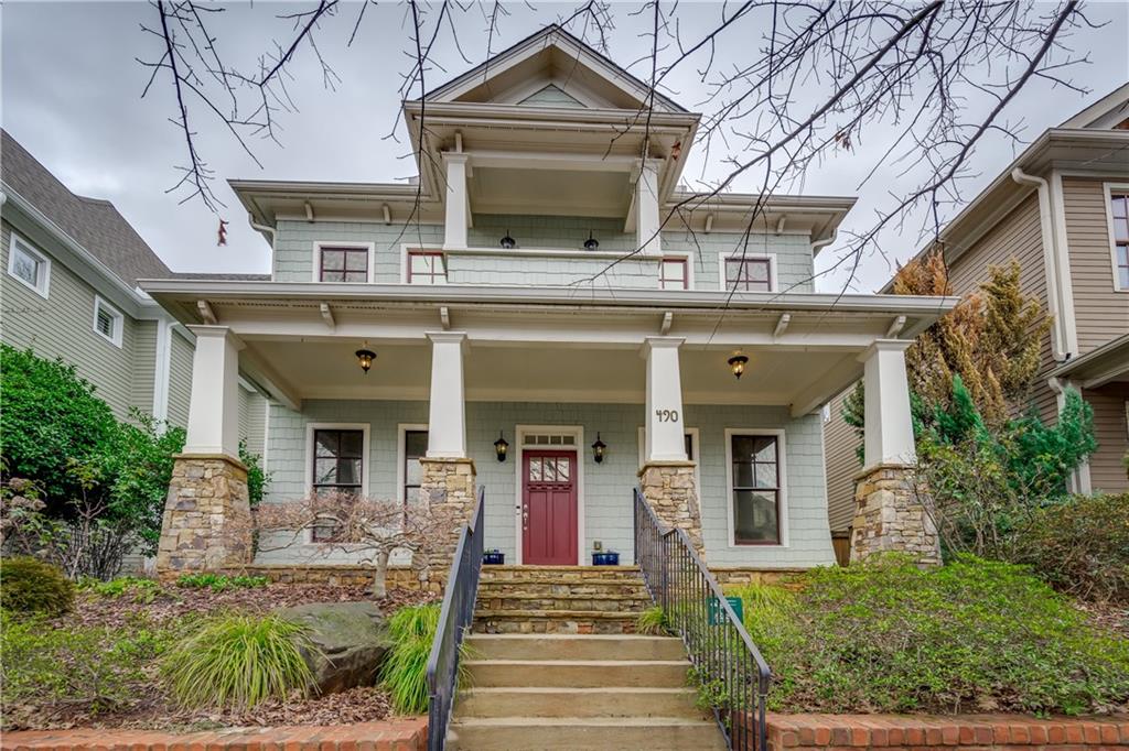 Welcome Home to 490 Hamilton Street! Perched atop a gently cresting hill, with ideal curb appeal, this stately Craftsman was solidly built by Whitehall Homes in 2005 and has been lovingly and impeccably maintained by its original owners.