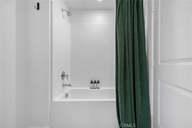 a view of a street with large building