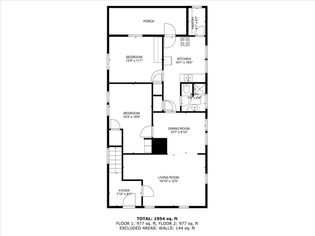 a picture of floor plan