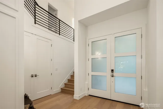 a view of front door