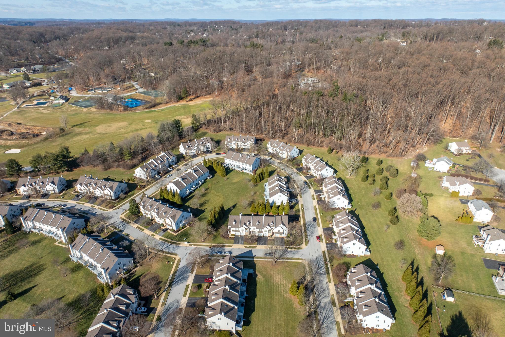 521 Pewter Drive Exton, PA 19341 - Photo 50 of 52 an aerial view of residential houses with outdoor space