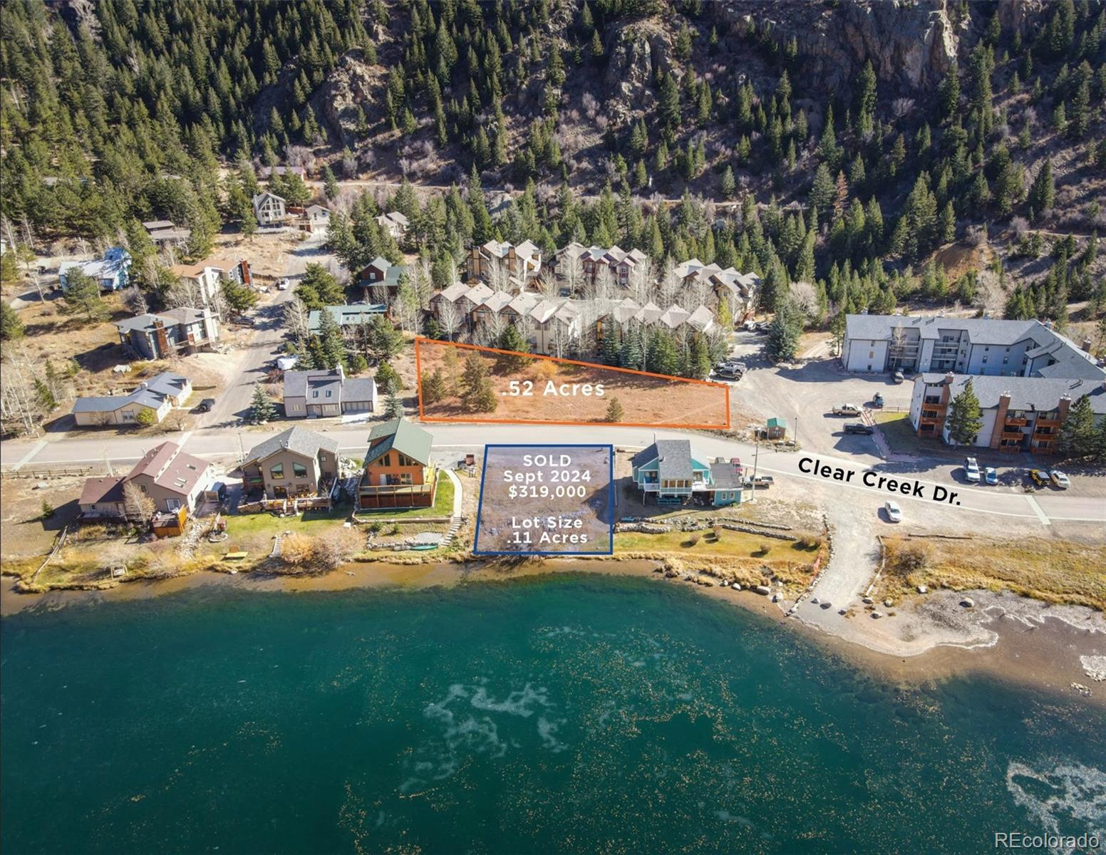 Clear Creek Georgetown, CO 80444 - Photo 3 of 9 a view of yard with outdoor seating and covered with trees