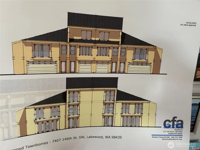 a front view of a house with a window