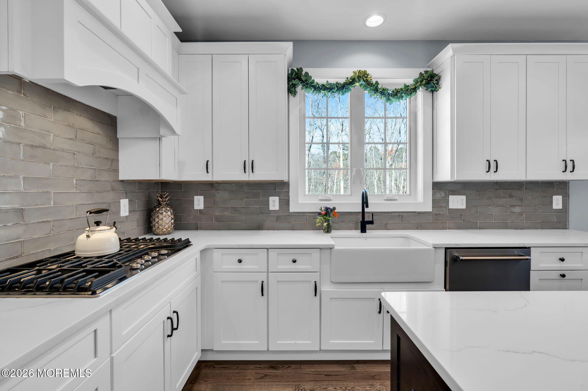 2 Tiffany Court Farmingdale, NJ 07727 - Photo 20 of 67 a kitchen with granite countertop a sink a stove and cabinets