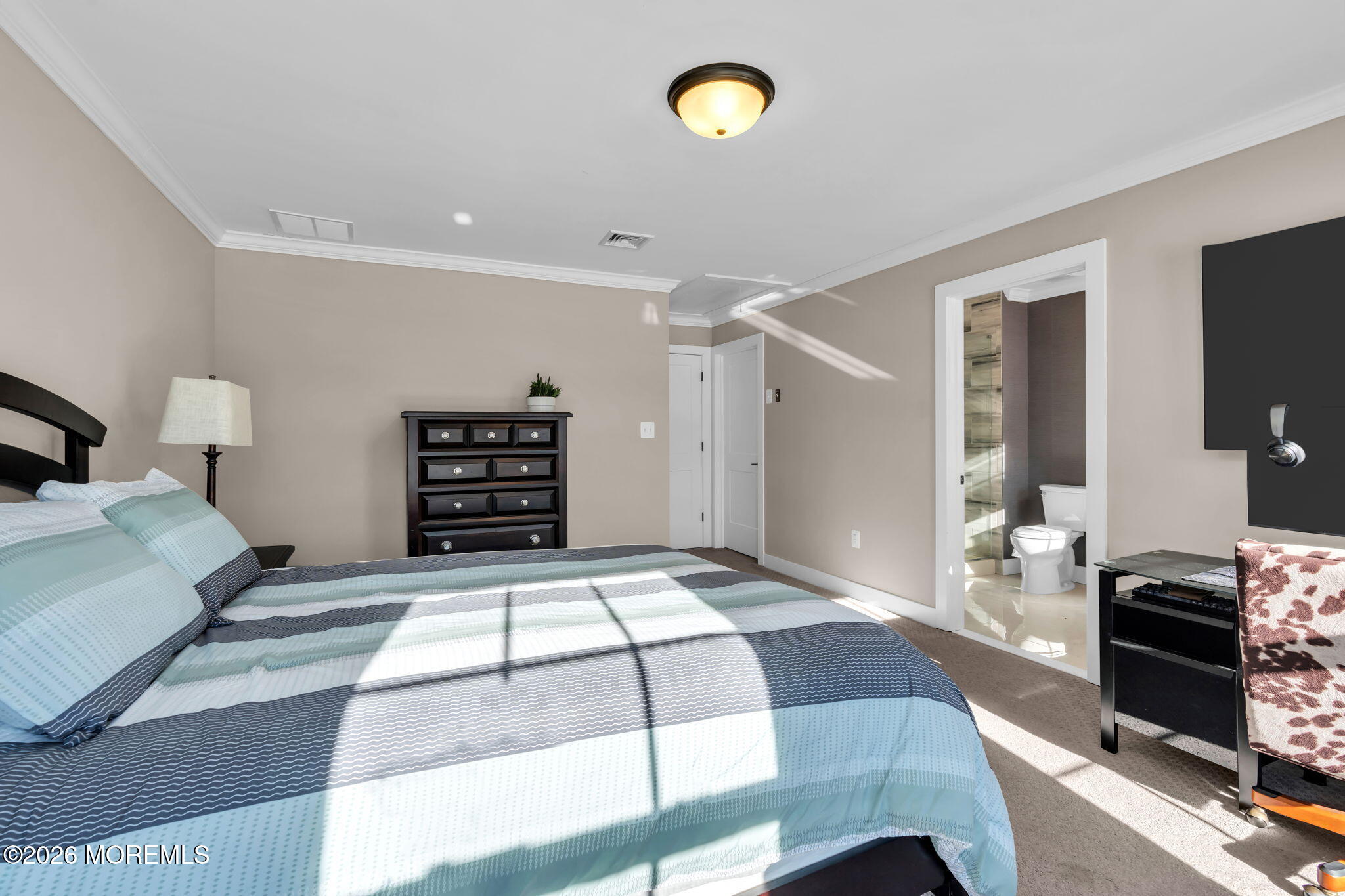 2 Tiffany Court Farmingdale, NJ 07727 - Photo 34 of 67 a bedroom with a bed and a view of bedroom