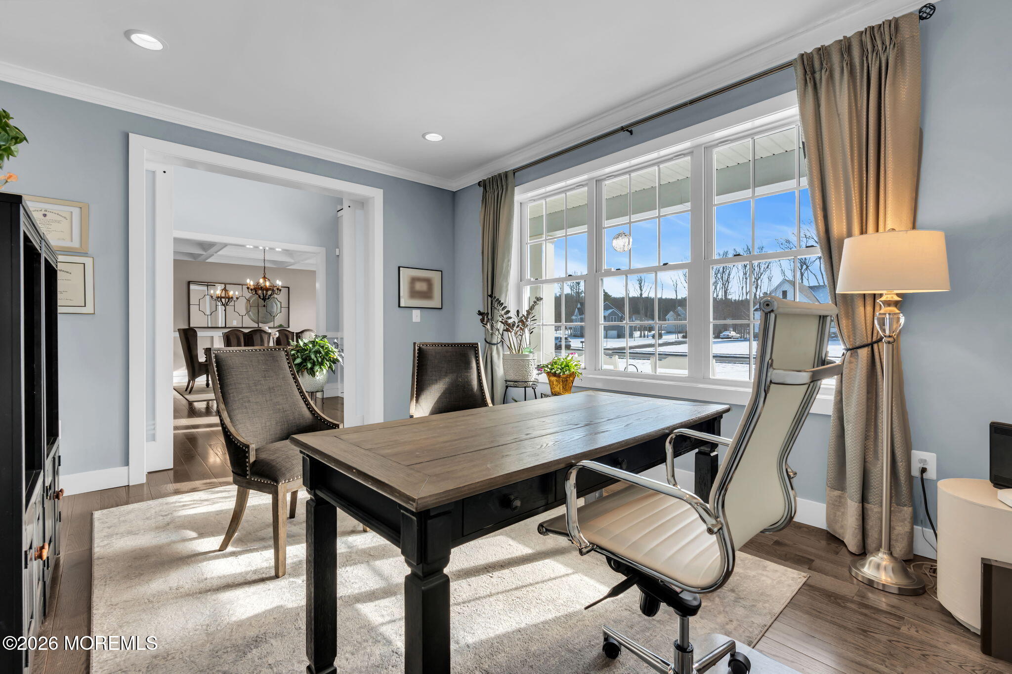 2 Tiffany Court Farmingdale, NJ 07727 - Photo 5 of 67 a view of a dining room with furniture window and wooden floor