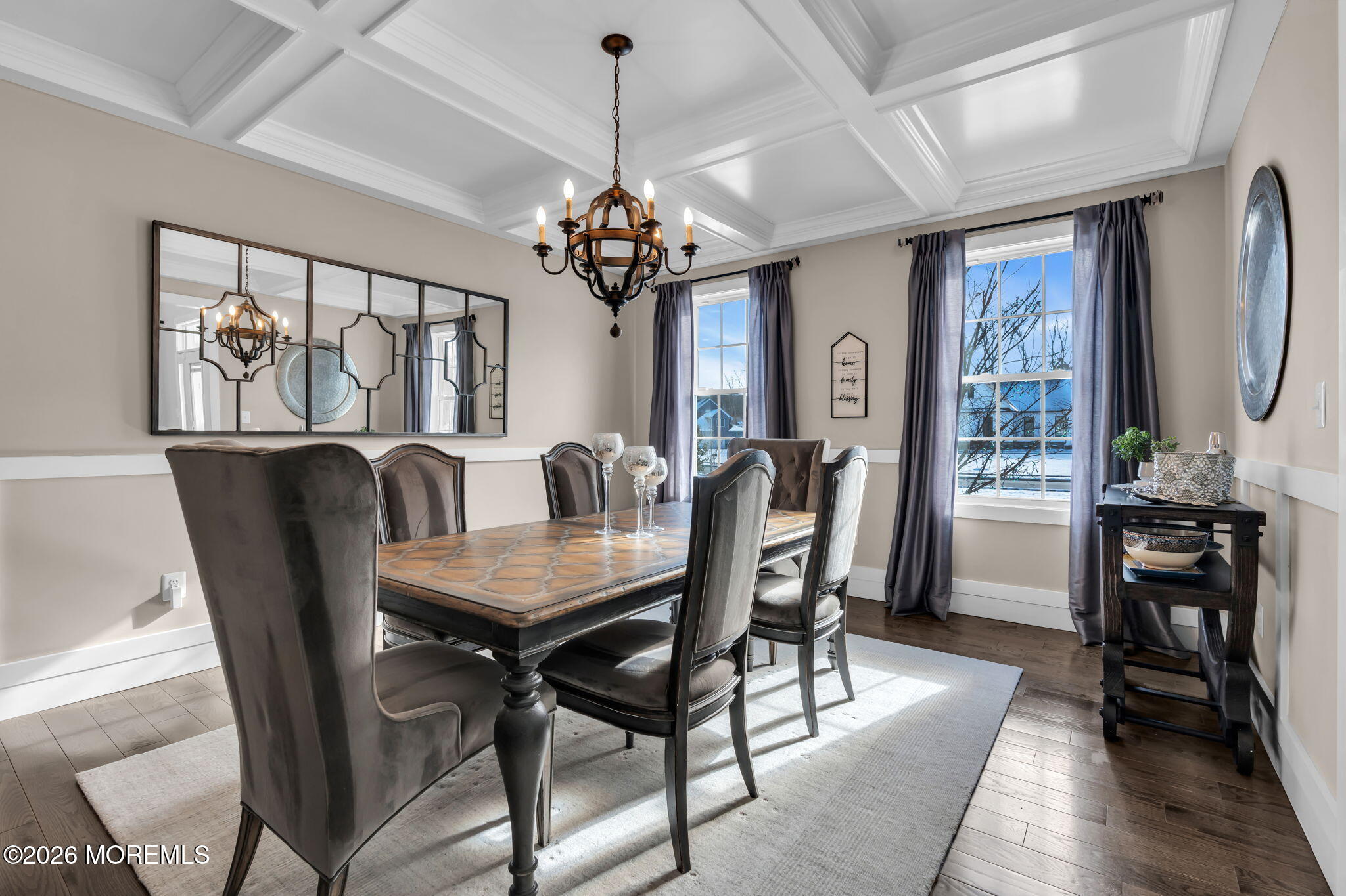 2 Tiffany Court Farmingdale, NJ 07727 - Photo 7 of 67 a view of a dining room with furniture window and wooden floor