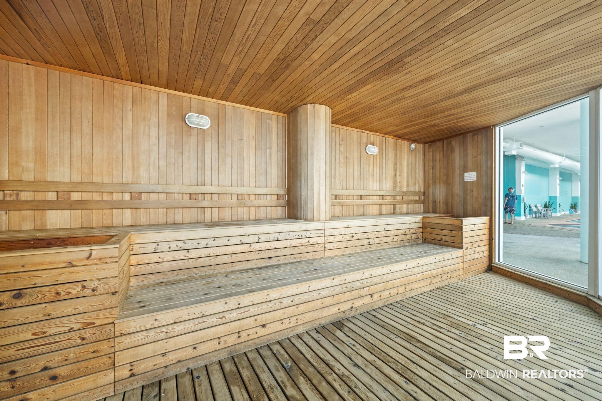 28107 Perdido Beach Boulevard, Unit D714 Orange Beach, AL 36561 - Photo 63 of 88 View of sauna with wood-type flooring