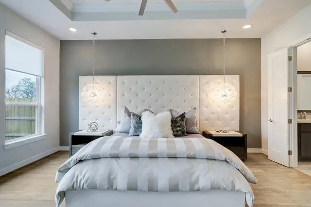 a bathroom with a sink double vanity and a mirror
