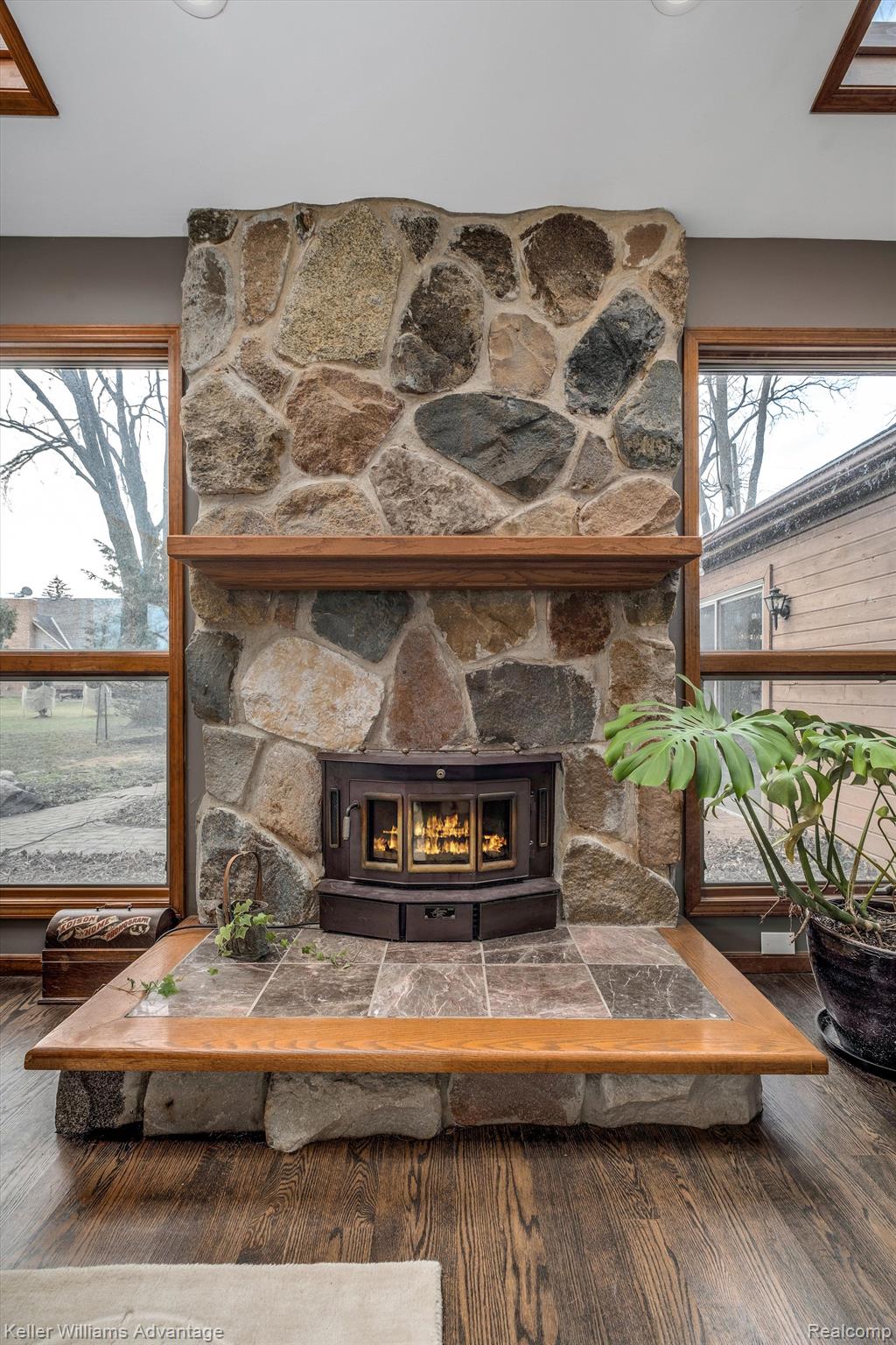 26275 Drake Road Farmington, MI 48331 - Photo 11 of 67 Wood burning fireplace w cut field stone surround
