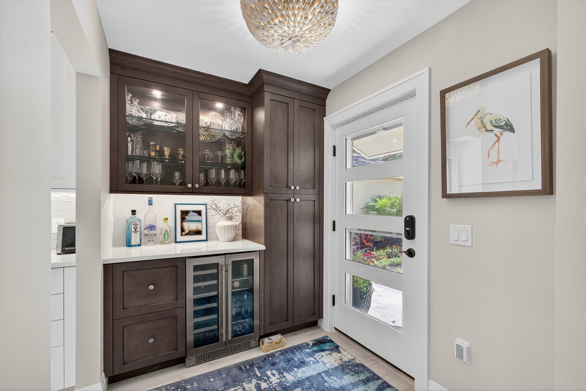 156 Ocean Pines Terrace Jupiter, FL 33477 - Photo 5 of 41 a bathroom with a double vanity sink and a mirror