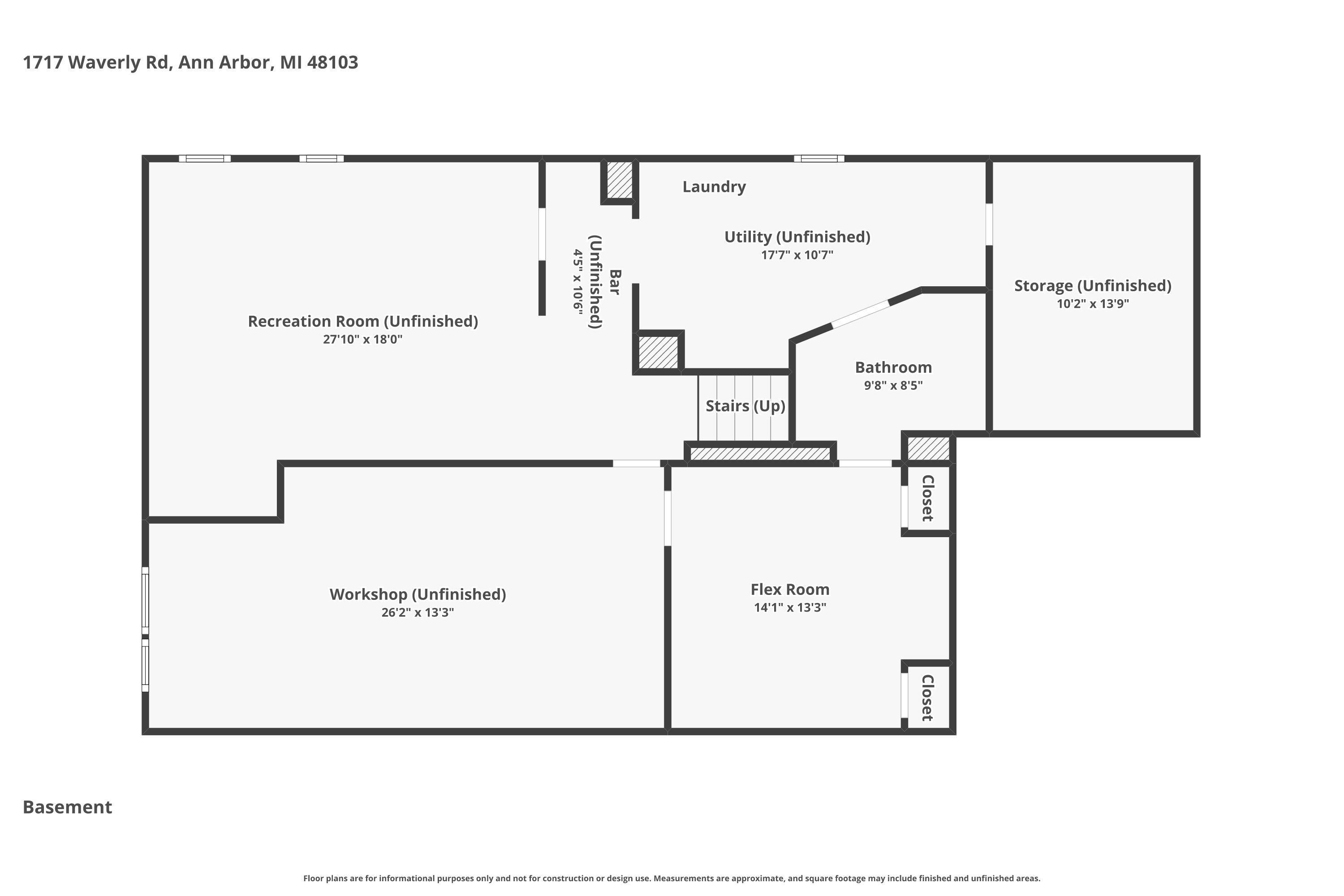 1717 Waverly Road Ann Arbor, MI 48103 - Photo 32 of 43 Basement