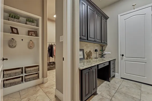 a view of a golf course with a lake