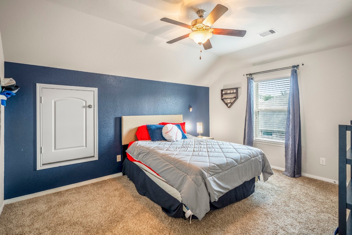 23006 Mulberry Tree Lane Spring, TX 77389 - Photo 32 of 50 One of three upstairs bedrooms, each offering comfortable space, natural light, and a spacious closet.