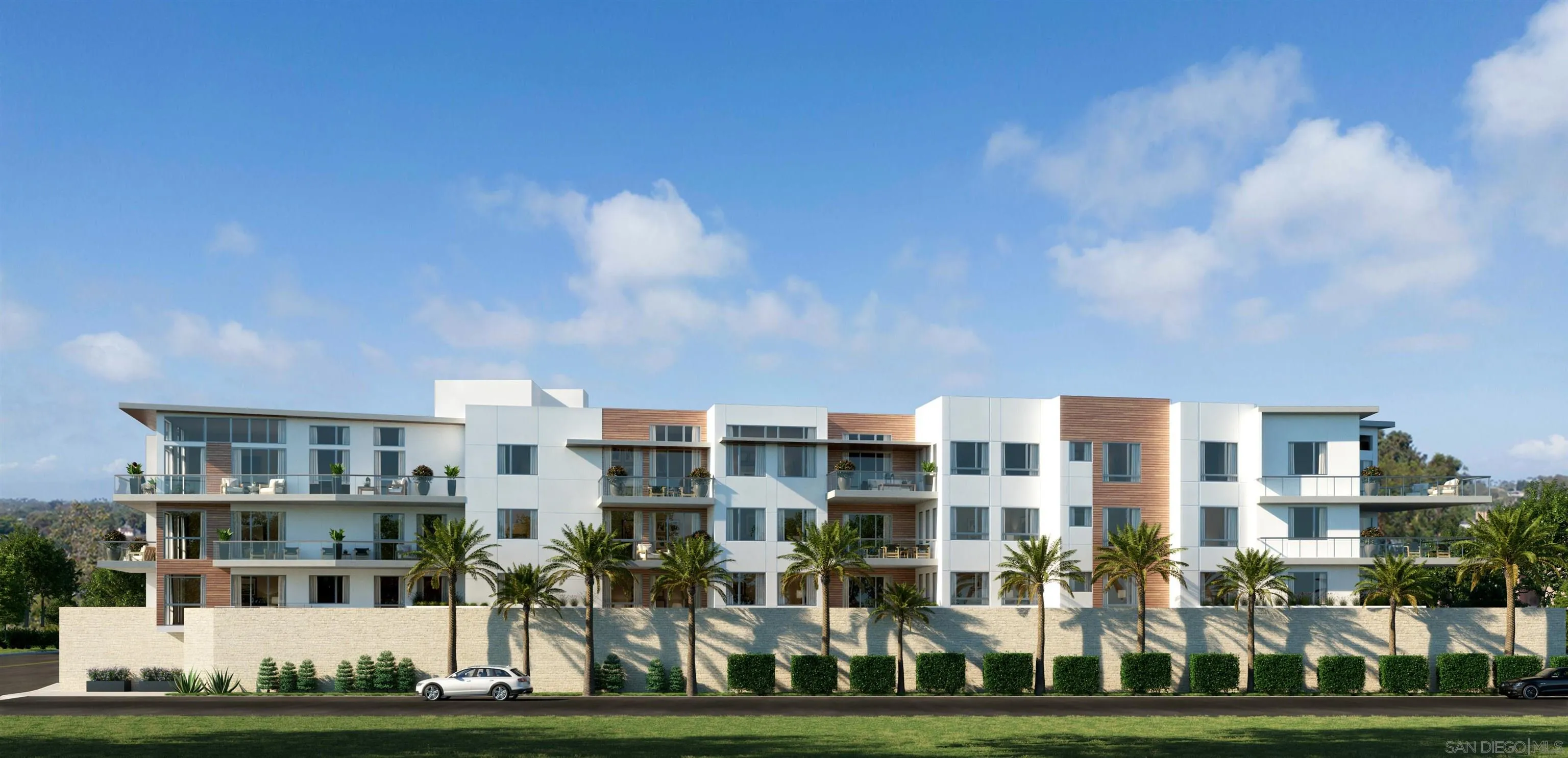 a view of building with yard