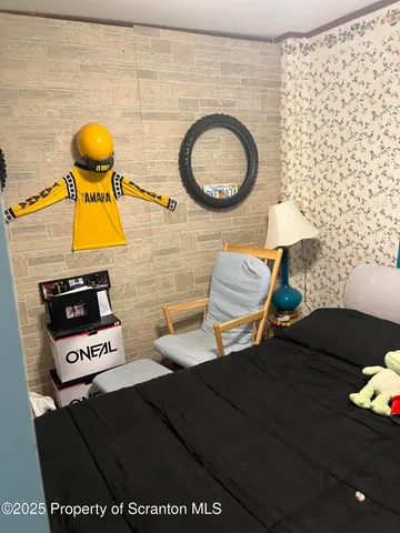 a living room with furniture and window