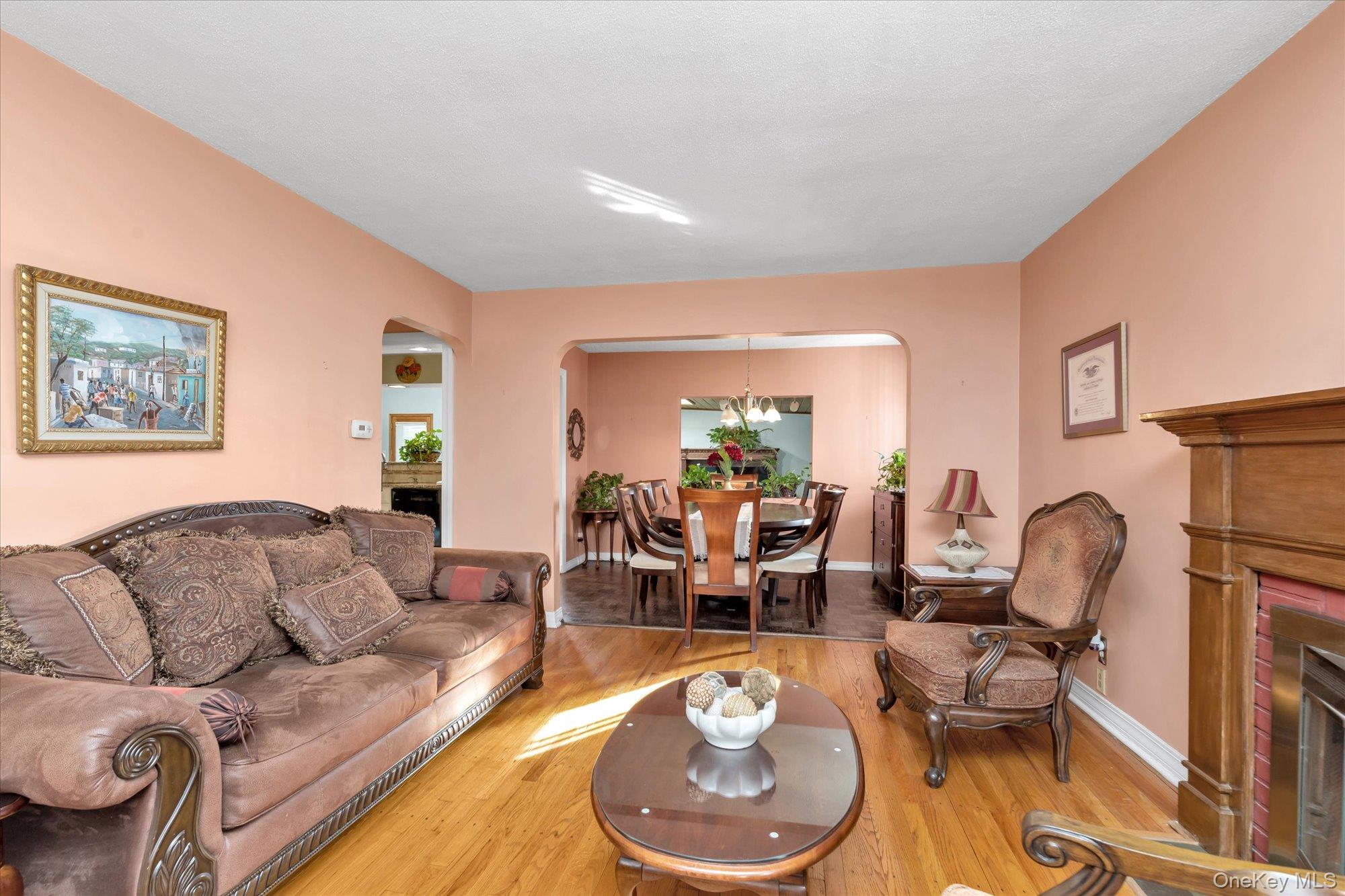 89 Foster Avenue Valley Stream, NY 11580 - Photo 5 of 20 Living room with access to Dining room