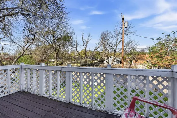 a view of wooden fence